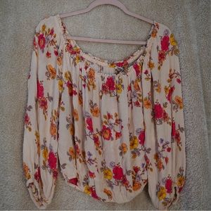 Forever 21 Flower Blouse: Size M